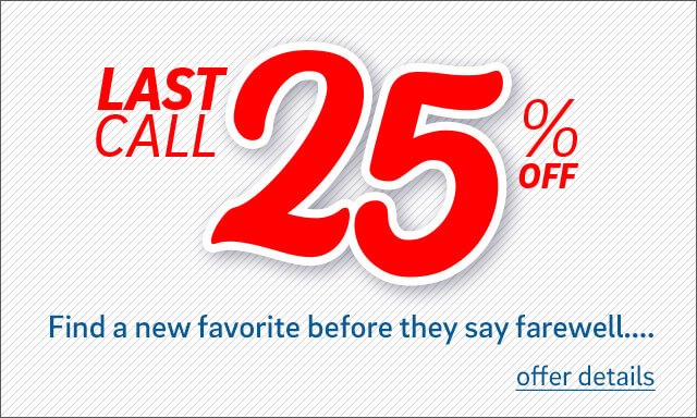 Save 25% on Select Designs