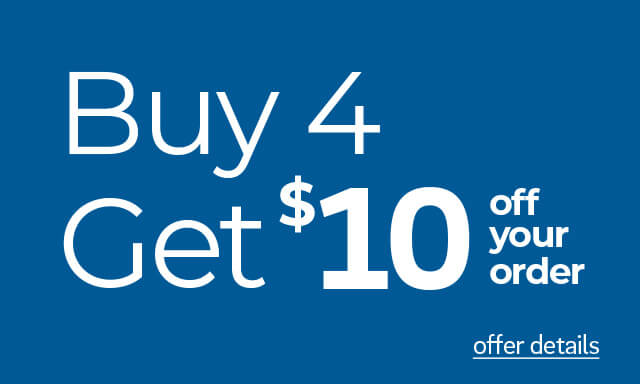 Buy 4 cups, Get $10 Off