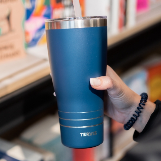 Tervis Lets Get Lost 24 oz. Clear Plastic Travel Mugs Double