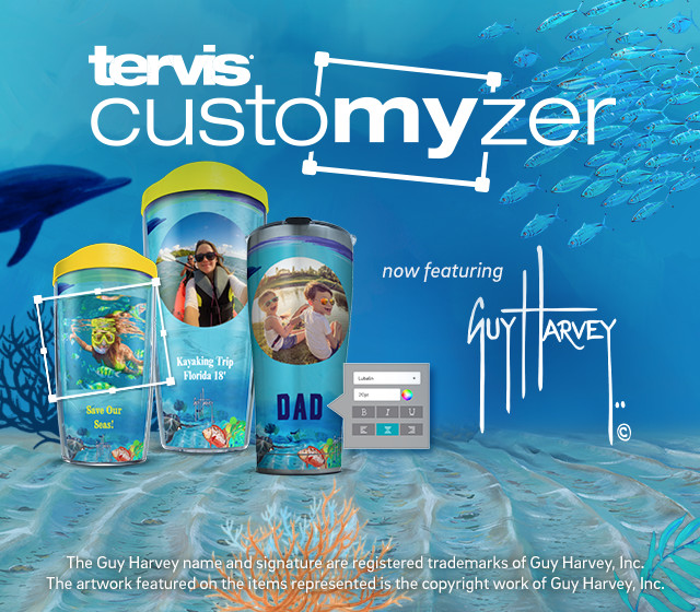 Tervis Customizer - now featuring Guy Harvey